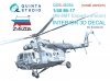 Quinta Studio QDS-48354 Mi-17 (Mi-8MT Export version) 3D-Printed & coloured Interior on decal paper (Zvezda) (Small version) 1/48